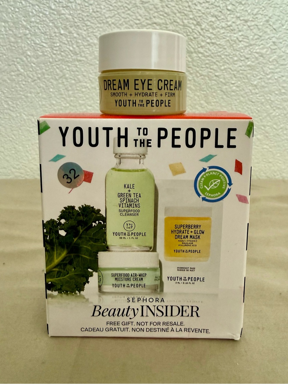 Youth To The People Skincare Set plus Eye Cream